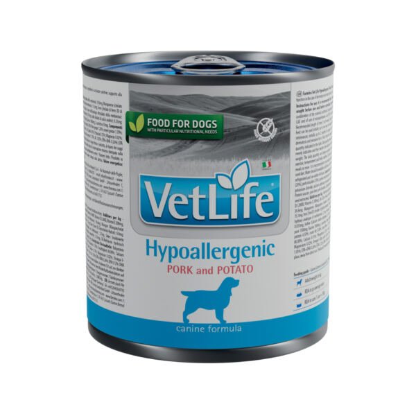 vetlife-hypoallergenic-pork-&-potato-canine-300g@web Farmina Vet Life Dog Hypoallergenic Cerdo - Comida Húmeda para Perro
