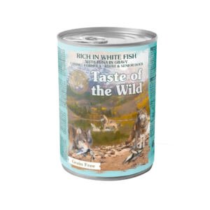 074198615728_Taste Of The Wild Adult Senior Pescado Blanco y Atún Grain Free 400 Gr – Comida Húmeda Perro Taste Of The Wild Adult Senior Pescado Blanco y Atún Grain Free - Comida Húmeda Perro