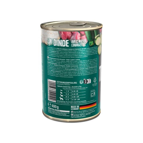 Belcando Paté Adulto Pavo con Arroz y Calabacín - Comida Húmeda para Perro