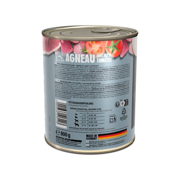 Belcando Paté Adulto Cordero con Arroz y Tomates - Comida Húmeda para Perro