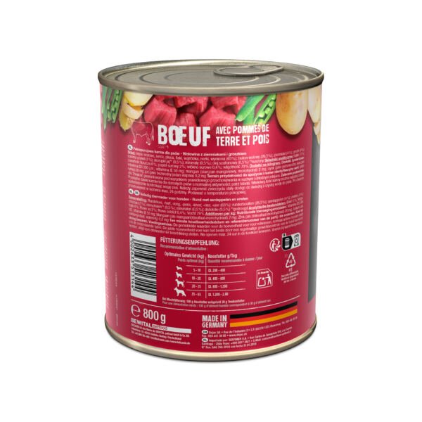 Belcando Paté Adulto Ternera con Patatas y Guisantes - Comida Húmeda para Perro