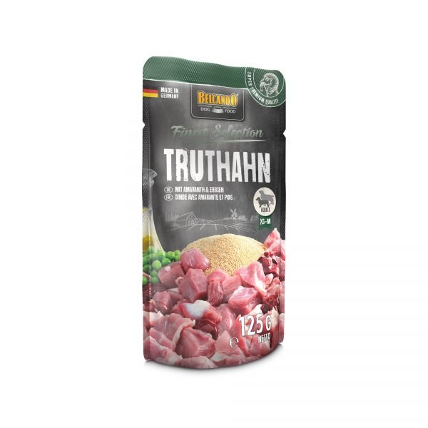 Belcando Pavo con Amaranto y Guisantes 125 g - Comida Húmeda para Perro