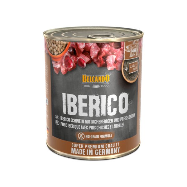 Belcando Paté Adulto Ibérico, Garbanzos y Arándanos - Comida Húmeda para Perro
