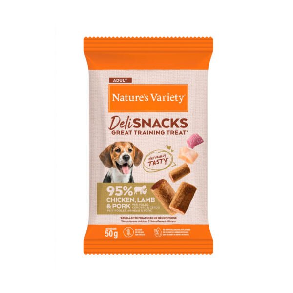 Nature´s Variety Snacks Pollo, Cordero y Cerdo - Snack para Perro