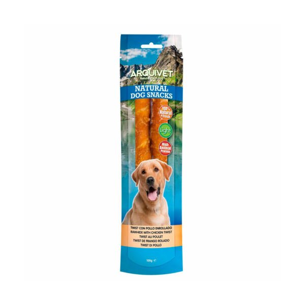 Arquivet Twist con Pollo Enrollado - Snack para Perro