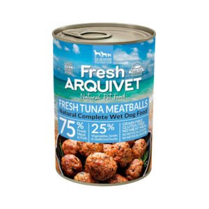Arquivet Fresh Albóndigas de Atún, Calabaza y Espinacas 400 g - Comida Húmeda para Perro