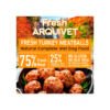 Arquivet Fresh Albóndigas de Pavo, Brócoli y Calabaza 400 g - Comida Húmeda para Perro