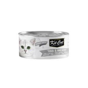 Kit Cat Atún y Anchoas en Gelatina - Comida Húmeda para Gato