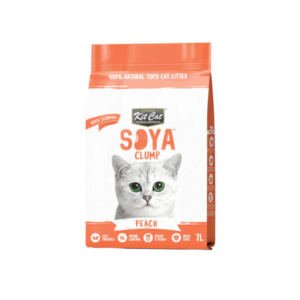 Kit Cat Arena Eco Soya Clump Peach - Arena para Gato
