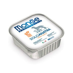 Monge Paté Monoproteico Pato Grain Free - Comida Húmedo para Perro