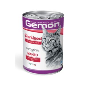 Gemon Esterilizado Ternera - Comida Húmeda para Gato