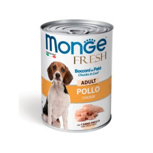 Monge Fresh Paté de Pollo - Comida Húmeda para Perro