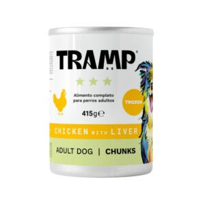 Tramp Perro Lata Trozos Pollo e Hígado - Comida Húmeda para Perro