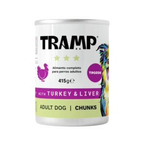 Tramp Perro Lata Trozos Pavo e Hígado - Comida Húmeda para Perro
