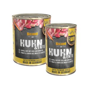 Belcando Paté Adulto Pollo y Pato con Mijo y Zanahorias - Comida Húmeda para Perro