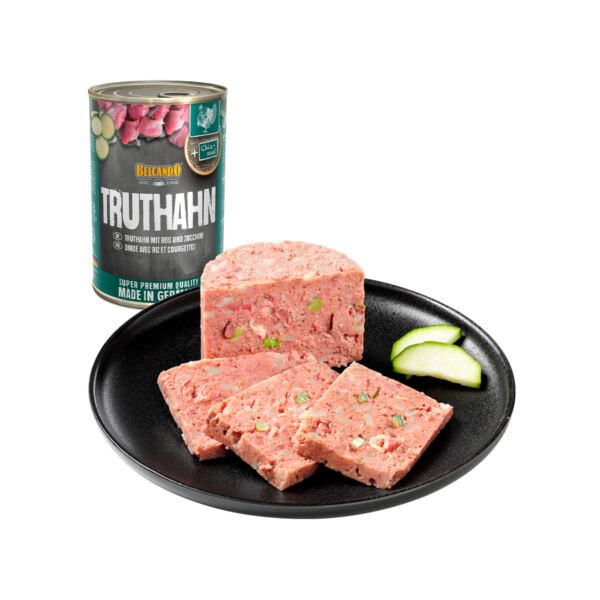 Belcando Paté Adulto Pavo con Arroz y Calabacín - Comida Húmeda para Perro