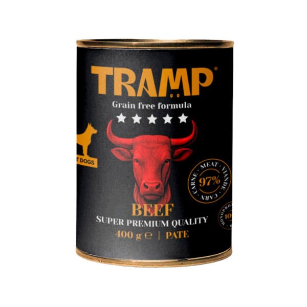 Tramp Super Premium Dog Ternera Grain Free - Comida Húmedo para Perro