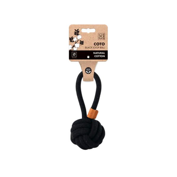 M-Pets Coto Bola Trenzada con Asa - Juguete para Perro