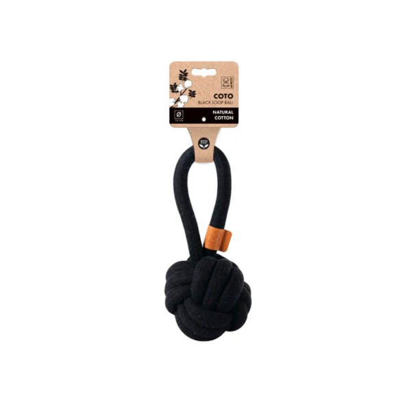 M-Pets Coto Bola Trenzada con Asa - Juguete para Perro