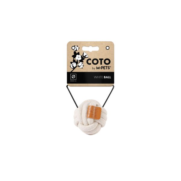 6953182744580 M-Pets Coto Bola Trenzada - Juguete para Perro