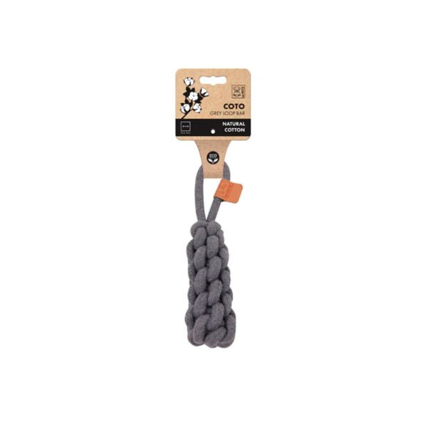 M-Pets Coto Trenza con Asa - Juguete para Perro