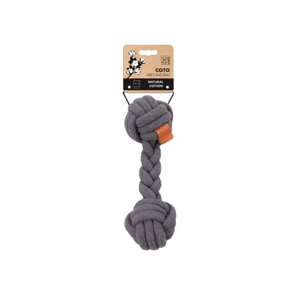 M-Pets Coto Doble Bola Trenzada - Juguete para Perro