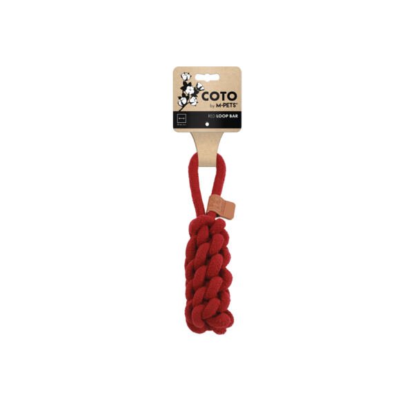 M-Pets Coto Trenza con Asa - Juguete para Perro