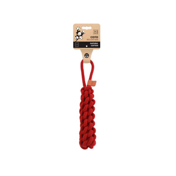 M-Pets Coto Trenza con Asa - Juguete para Perro