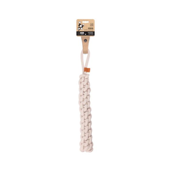 M-Pets Coto Trenza con Asa - Juguete para Perro