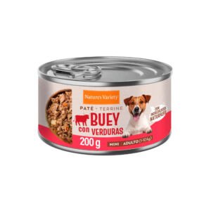 Nature’s Variety Paté Buey y Verduras Adulto Mini - Comida Húemda para Perro