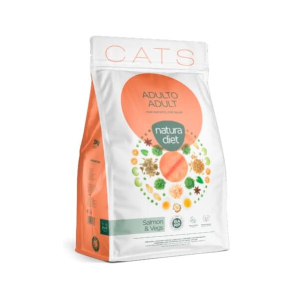 Natura Diet Adult Salmón y Vegetales - Pienso para Gato
