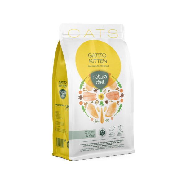 8437020634557 Natura Diet Kitten Pollo y Vegetales - Pienso para Gatito