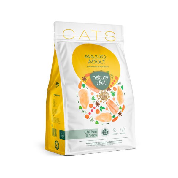 Natura Diet Adult Pollo y Vegetales - Pienso para Gato