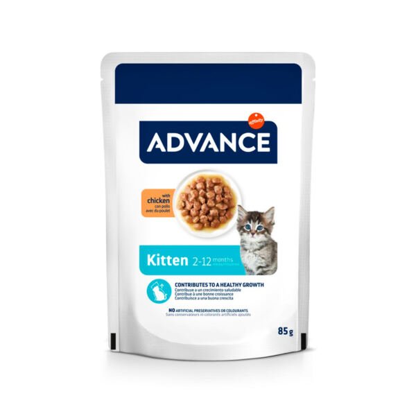 Advance Kitten Pollo - Comida Húmeda para Gatito_85g_8410650564449 Advance Kitten Pollo - Comida Húmeda para Gatito