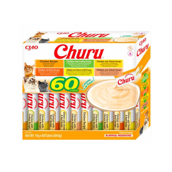 Churu CAT Variedades Pollo 60x14g - Snack para Gato