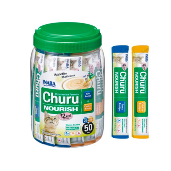 Churu Vet Nourish Cat Atún y Pollo 50x14g - Snack para Gato
