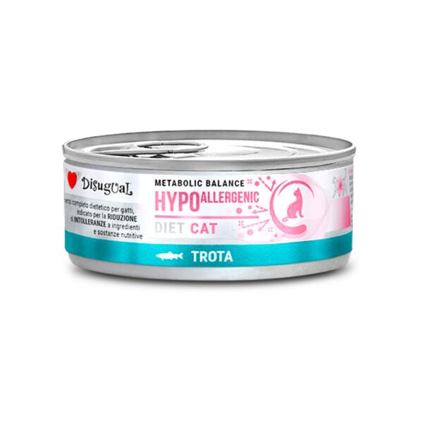 Disugual Diet Hypoallergenic de Trucha - Comida Húmeda para Gato