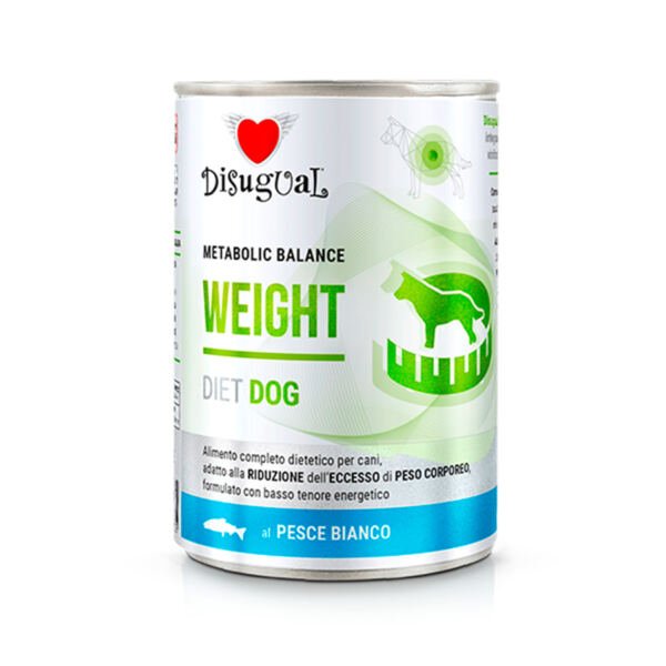 Disugual Diet Weight Pescado Blanco - Comida Húmeda para Perro