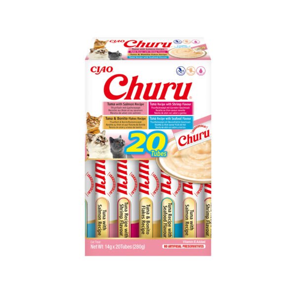 Churu Cat Variedades Marisco 20x14g - Snack para Gato