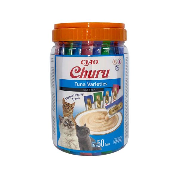 Churu Cat Variedades de Atún 50x14g - Snack para Gato