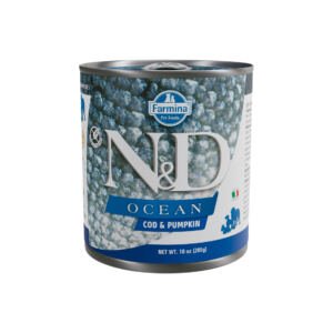 N&D Ocean Pumpkin con Bacalao Grain Free – Comida Húmeda para Perro
