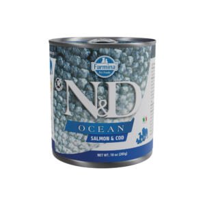 N&D Ocean Salmón y Bacalao – Comida Húmeda para Perro