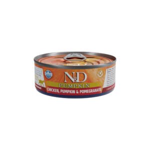 N&D Pumpkin Pollo, Calabaza y Granada – Comida Húmeda para Gato