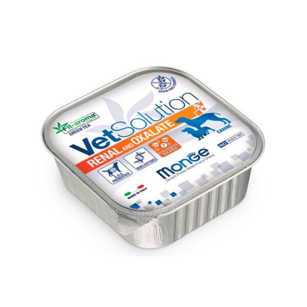 Monge Vet Solution Renal y Oxalate - Comida Húmeda para Perro