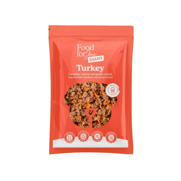 10_Turkey Food For Joe Turkeat de Pavo - Comida Congelada para Perro