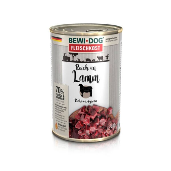 Bewi Dog Rico en Cordero - Comida Húmeda para Perro