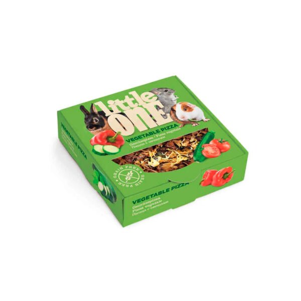 Little One Treat Toy Pizza de Vegetales - Especial para Roedores