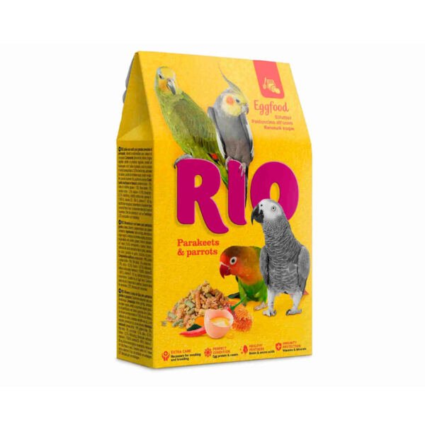 RIO - Alimentación con Huevo para Loros Medianos y Grandes