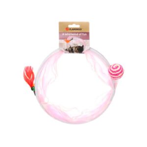 5400585210576 Flamingo Túnel Kennedy con Bola Rosa - Juguete para Gato