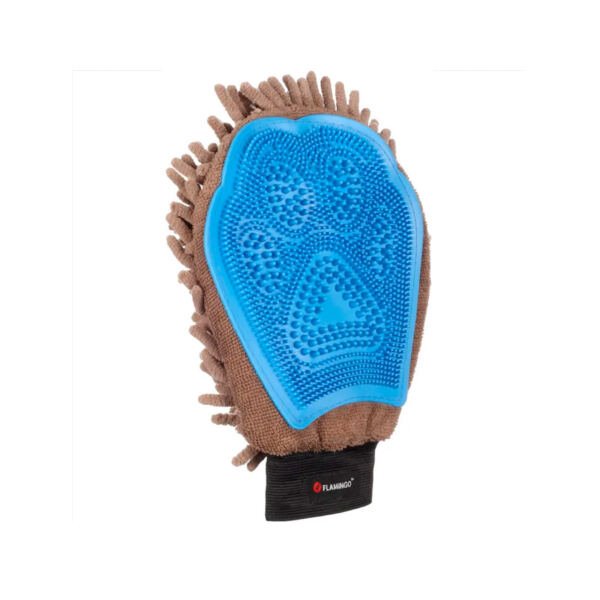 5400585293661_1 Flamingo Guante Absorvente Cuidado Pelaje - Higiene para Perro y Gato